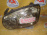 Фара SUBARU 1719 (84001-FE350) лев Impreza GG2 '2002-2005 (тёмный хром) Дефект стекла (скол) Треснут отражатель