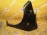 Крыло Toyota Vitz/Yaris KSP90 '2005-2007 перед, лев с отверстием (Дефект) (Черный    )