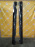 Накладка на порог Mercedes C-Class W204 '2008 пара, чёрный 197U A2046980354, A2046980454 (Черный)