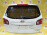 Дверь задняя Hyundai Santa Fe CM/BM '2009 фонари рест. спойлер (вмятины, скол на фонаре справа) (Белый)