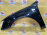 Крыло Hyundai Sonata NF/EK '2005-2010 перед, лев с повторителем (вмятины, царапины) 663103K200 (Черный)