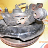 Ступица Toyota AE100/AE101/AE110/AE111/EE100/EE101/EE110/EE111/AE104/AE114/AE115 Corolla/Sprinter перед, прав 2WD/4WD Суппорт-(54-22). ABS.В сборе.Диаметр дис