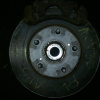 Ступица Toyota ACV30/ACV31 Camry перед, лев ABS. В сборе. Суппорт 63-28. Диаметр диска-280мм. Привод на 26 шлицов. 43212-39035. 43502-33020