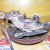 Ступица Toyota ACR30/ACR30W Estima перед, лев 2WD ABS. В сборе. Привод на 26 шлицов. Диаметр диска-275мм. Суппорт 64-03. 43212-28090. 43502-28090