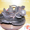 Ступица Toyota AE100/AE101/AE110/EE100/EE101/EE110/EE111/AE104/AE114 Corolla/Sprinter перед, прав 2WD/4WD Суппорт-(54-18). ABS. В сборе  Диаметр диска- 258 мм
