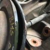Ступица SUBARU BH5, BHE зад, лев ABS 4WD Чугун.Не вентилируемый DISK
