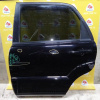 Дверь боковая Kia Sportage KM/JE/FQ '2004-2010 зад, лев в сборе, с накладкой (дефект, вмятины)
