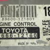 Компьютер ДВС Toyota Corolla Fielder 1NZ-FE NZE124 4WD разъёмы компьютера в 2 ряда