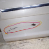 Дверь боковая Hyundai Sonata EF/DA/MS/FS '2001-2012 перед, лев в сборе (дефект, вмятины)