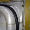 Дверь боковая Hyundai Sonata EF/DA/MS/FS '2001-2012 перед, лев в сборе (дефект, вмятины)