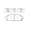 Колодки тормозные Nissan X-Trail/Terrano/R'nessa/Presage/Serena JTNU30/JTR50/APE50/TU30/PNN30/TNC24/PNT30 K24A ОСТАТОК 50-60% F 41060-0W785 / PF-2531