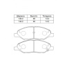 Колодки тормозные Nissan March VY12/G11/BZ11/K12/E11/C11/SC11 CR10DE ОСТАТОК 60% F 41060-AX085/PF-2452