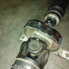 Кардан BMW 3-Series E46 R M52B20/M54B22 2WD ZF 5HP19 A5S325Z L=1441MM (дефект подвесного) 26111229554
