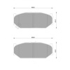 Колодки тормозные Suzuki Swift ZC11S/ZC21S/ZC31S/ZC71S/ZC72S/ZD11S/ZD21S ОСТАТОК 70-80% F 55810-57K00/NP9009