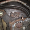 Ступица Volkswagen 9N1/9N3/6R1 Polo зад, лев 2WD ABS в сборе суппорт диск 6Q0598611