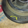 Шкив коленвала TOYOTA 3S-FE/4S/5S ST190/ST210 передний привод ДЕФЕКТ СКОЛЫ И ЗАБИТЫ РУЧЕЙКИ