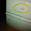 Дверь боковая SsangYong Actyon CJ/C100/QJ/Q100/DJ/D100 '2005- перед, прав в сборе (дефект,  вмятины, ржавчина)