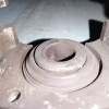 Суппорт Opel J96/36/F19 Vectra B L34/C20SEL '2000 зад, лев Ate 35 под диск 286x10