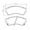 Колодки тормозные Mazda Atenza/6 GH5FS/GH5AW/GH12/GH14/GHEFP ОСТАТОК 70-80% F GPYB-33-23ZD/PF-5563