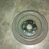 Шкив помпы Hyundai H1/Starex D4BH 1 ремень ручейковый 2 клиновые