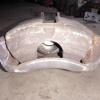 Суппорт Volvo VS/VW S40 B4204T3 '1998-2004 перед, прав Lucas 32328113 с креплением под диск 281x24