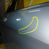 Дверь боковая Mercedes R-Class W251/V251 '2006-2010 зад, прав в сборе (дефект, вмятина)