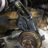 Ступица Nissan J10/J10E Dualis/Qashqai зад, прав 2WD с рычагом 55501JG000, 43202JG000