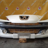 Бампер Peugeot 207 '2006-2009 перед Sport в сборе (туманки) дефект нижних креплений 9654356880