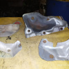 Кожух выпускного коллектора Mazda 17167-28021 CX-7 ER3P 3L-VDT в комплект 4 шт. на коллектор и на турбину