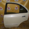 Дверь боковая NISSAN Bluebird Sylphy QG10 зад, лев хром снизу (цена за голое железо)