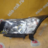 Фара Chevrolet Cruze J300 '2009-2012 лев RHD, чёрная внутри, эл. корректор, с габаритом (царапины)