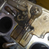 Головка блока Mitsubishi 6G74 Pajero/Montero V75/V80 1 вал SOHC 24 valve ДЕФЕКТ прожженая сваркой R G7S4 FR