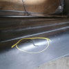 Бампер Hyundai Tucson JM/BH '2004-2009 зад (треснут, шпаклевка) 2 трубы, под уширители 866112E050