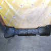 Бампер Hyundai Tucson JM/BH '2004-2009 зад (треснут, шпаклевка) 2 трубы, под уширители 866112E050