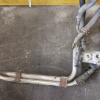 Тройник печки Toyota 16268-74152/16268-74153 + 16261-74010 Caldina ST190 3S-FE/4S-FE ТРАМБЛЁРНЫЙ трубки от помпы + патрубок на тройник гбц + тройник с