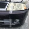 Ноускат Nissan Bassara JNU30 KA24 a/t под сонары+бачок омыв.+расш.+абсорбер (дефект радиатора) ф.100-63586(Xenon) тум.114-63514