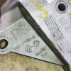 Крепление подушки ДВС Nissan MR20-DD Qashqai J11 2WD CVT на кпп перед, лев ( PS ) 112537379R-B