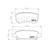 Колодки тормозные Mitsubishi Outlander/Lancer/Lancer Cedia/Airtrek CU5W/CY4A/CS5A/CU4W остаток 90% R MR955068, MR955069, MZ690187
