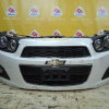 Ноускат Chevrolet Aveo T300 LDE/F16D4 '2014 1.6 AT RHD галоген, туманки, балка под радиаторы (дефект бампера) KL1TA48EEEB672059