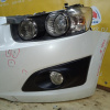 Ноускат Chevrolet Aveo T300 LDE/F16D4 '2014 1.6 AT RHD галоген, туманки, балка под радиаторы (дефект бампера) KL1TA48EEEB672059