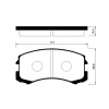 Колодки тормозные Mitsubishi Lancer Cedia/Dingo CS2A/CS5A/ CS2W/CS5W/CQ5A/CQ2A/CQ1A ОСТАТОК 80-90% F MR569224/PF-3462