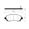Колодки тормозные Subaru Legacy BD2/BD5/BG2/BGA/BH5/GC1/GF1/GG2 EJ151 ПОД ДИСК 260.ОСТАТОК 50% F 26296AC000/PF-7398