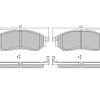 Колодки тормозные Nissan/Infiniti Armada#QX56/QX80 Z62/TA60 ОСТАТОК 70-80% F D1060-1LA1A/PN0841