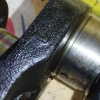 Коленвал Toyota 2E/4E Corolla EE110 ДЕФЕКТ по диагонали 85 мм., диаметр 47/40 мм. 13401-11050/13401-11051