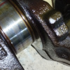 Коленвал Toyota 2E/4E Corolla EE110 ДЕФЕКТ по диагонали 85 мм., диаметр 47/40 мм. 13401-11050/13401-11051