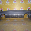 Бампер Hyundai Tucson JM/BH '2004-2009 зад (замят левый угол) 2 трубы, под уширители 866112E050