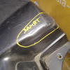 Бампер Hyundai Tucson JM/BH '2004-2009 зад (замят левый угол) 2 трубы, под уширители 866112E050