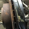 Ступица SUBARU BH5, BHE зад, лев ABS 4WD Чугун.Вентилируемый DISK