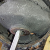 Подушка двигателя Toyota 2AZ/1AZ Ipsum ACM21/AZR60 зад. ДЕФЕКТ РВАНАЯ R 12371-28060/12371-28150