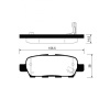 Колодки тормозные Nissan X-Trail J10/F15/G11/Z12/E51/PZ50/Z51/TU31/TNP12/C26/C25/J31/J32/PNT30/NT31/NT32 ОСТАТОК 50-60% R 04460-8H385/PF-2466